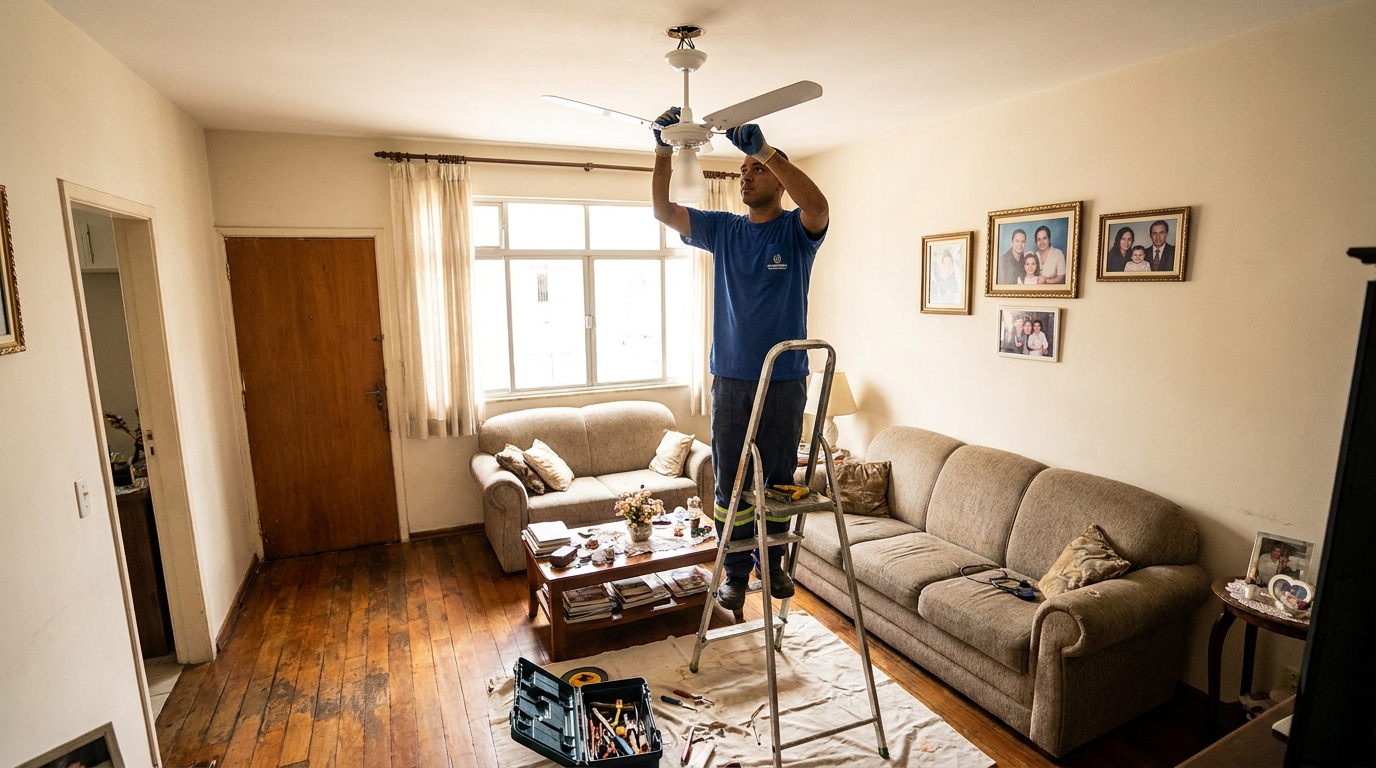 Substituição de Ventilador em Sorocaba‑SP