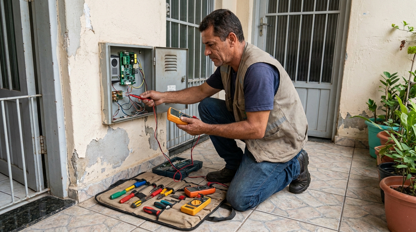 Troca de Fiação de Interfone em Sorocaba‑SP